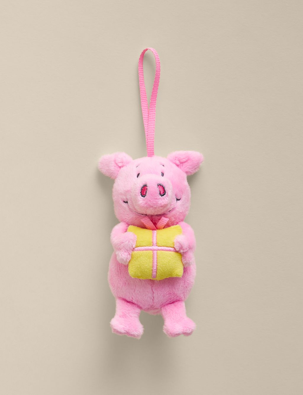 Hanging Percy Pig&trade; Birthday Decoration - Pink, Pink