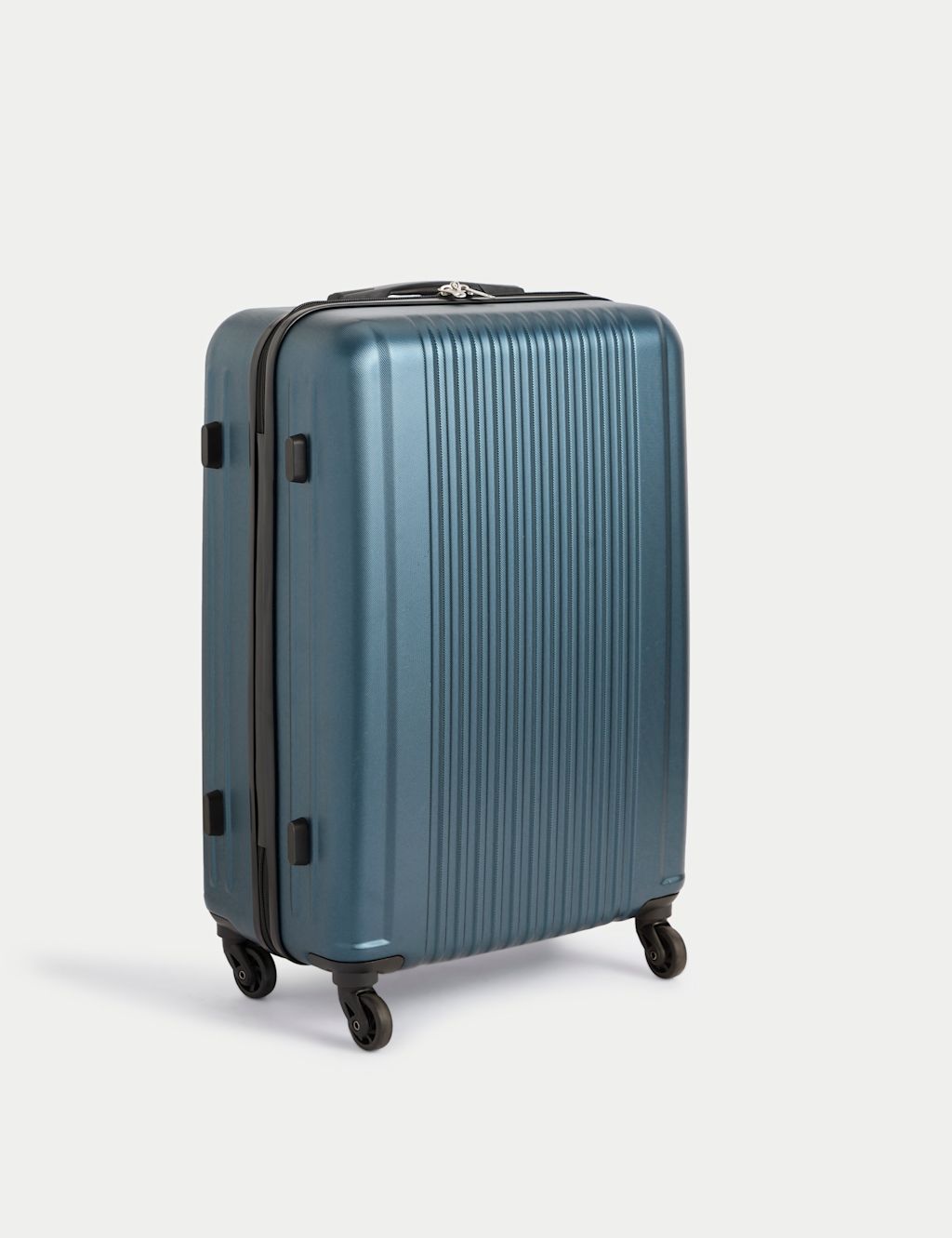 M&S Vienna 4 Wheel Hard Shell Medium Suitcase - 1SIZE - Navy, Navy