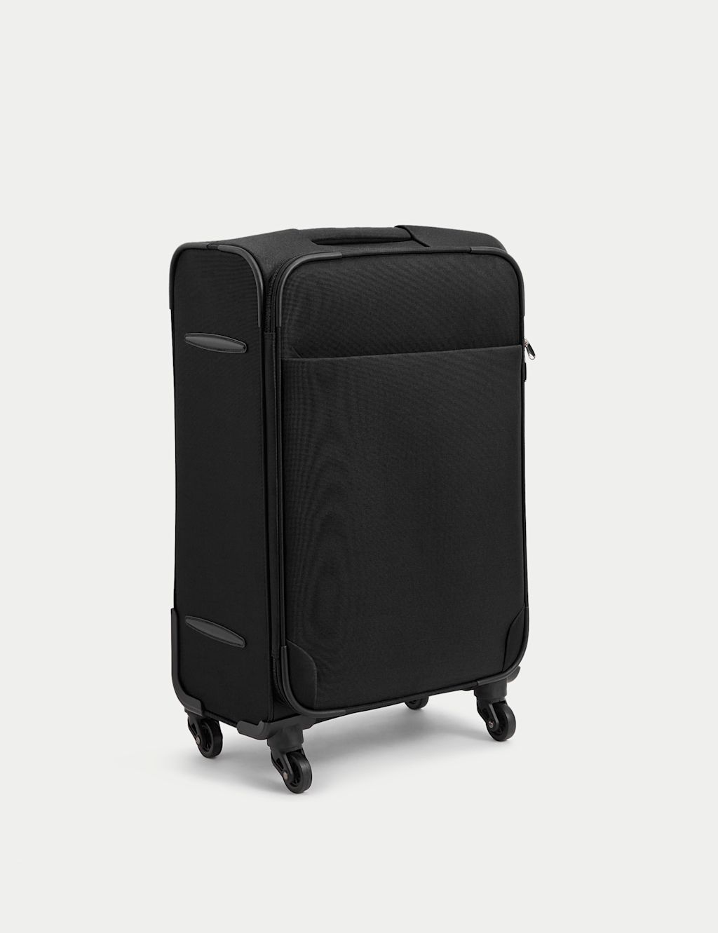 M&S Palma 4 Wheel Soft Medium Suitcase - 1SIZE - Black, Black