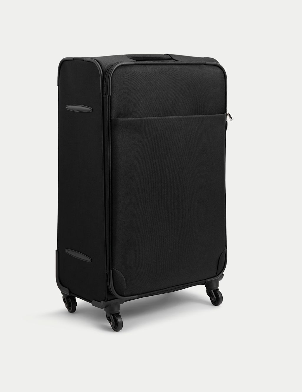 M&S Palma 4 Wheel Soft Large Suitcase - 1SIZE - Black, Black