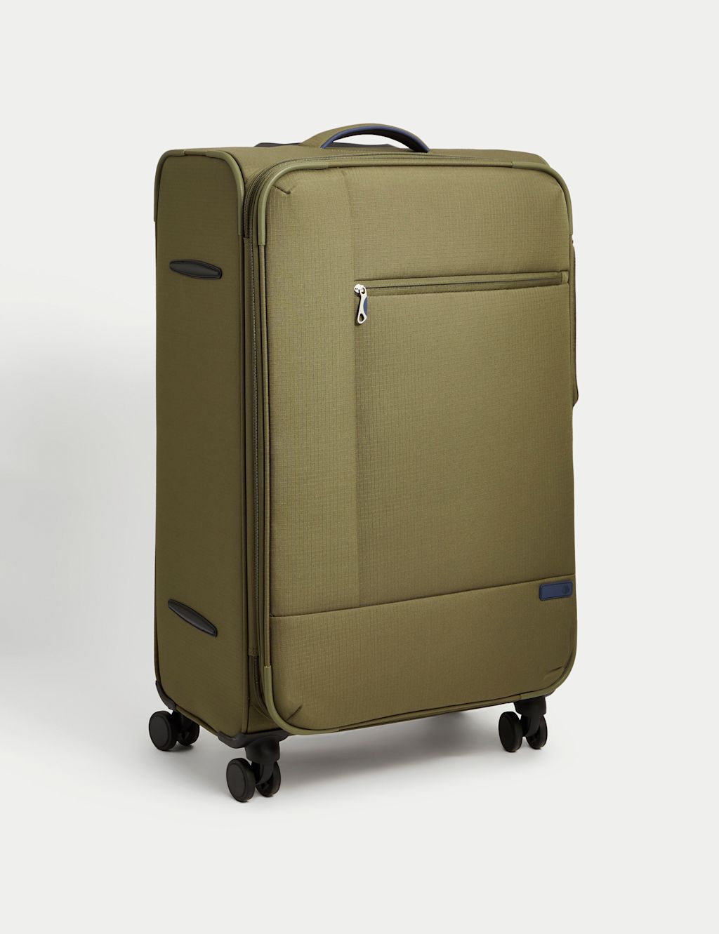 M&S Seville 4 Wheel Soft Large Suitcase - 1SIZE - Khaki, Khaki
