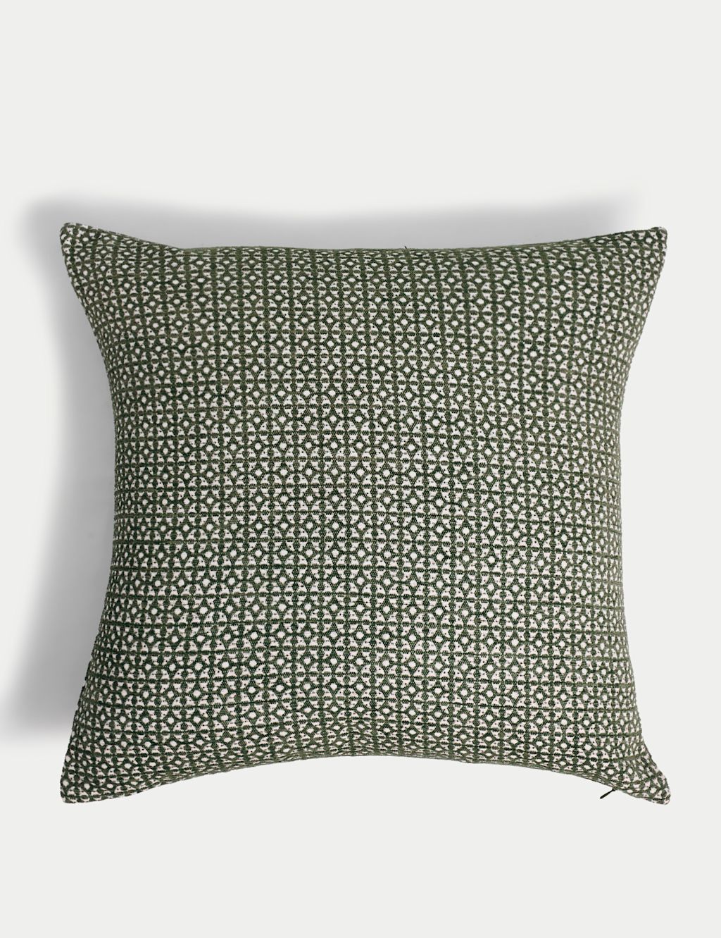 M&S Circle Star Cushion - 1SIZE - Green, Green