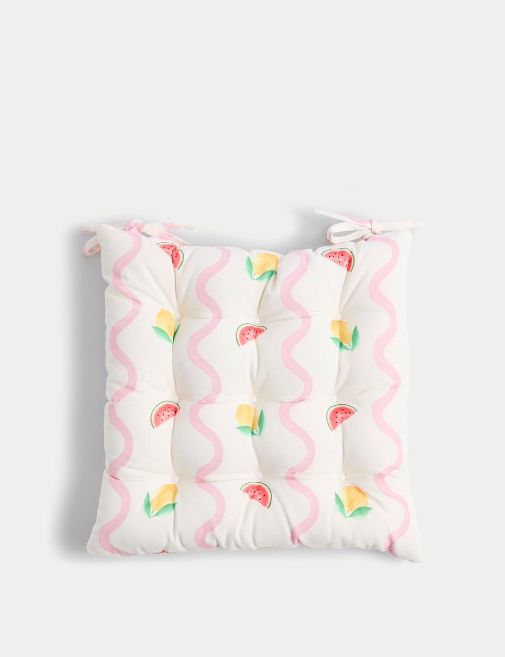 M&S Set of 2 Fruit Seat Pads - 1SIZE - Multi, Multi