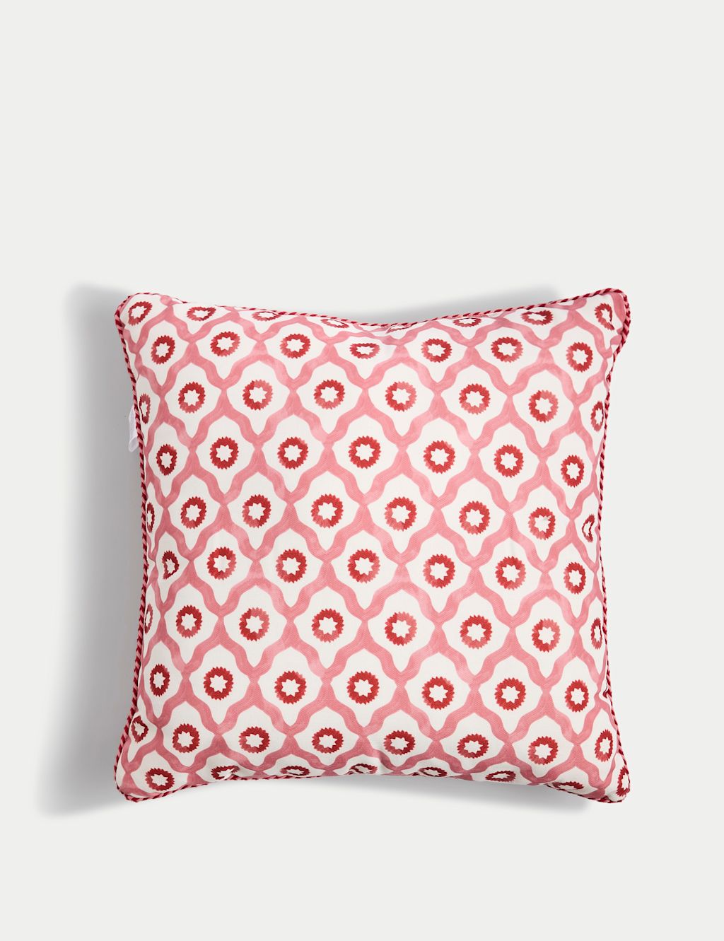 M&S Set of 2 Geometric Outdoor Cushions - 1SIZE - Purple Mix, Purple Mix