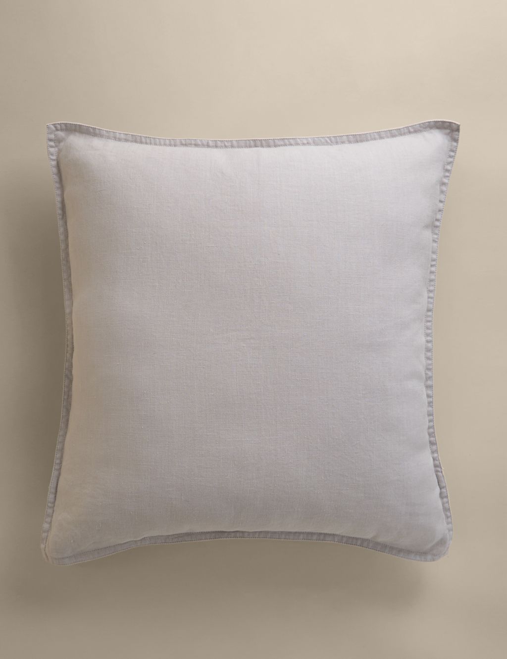 M&S Pure Linen Cushion - Dove, Dove