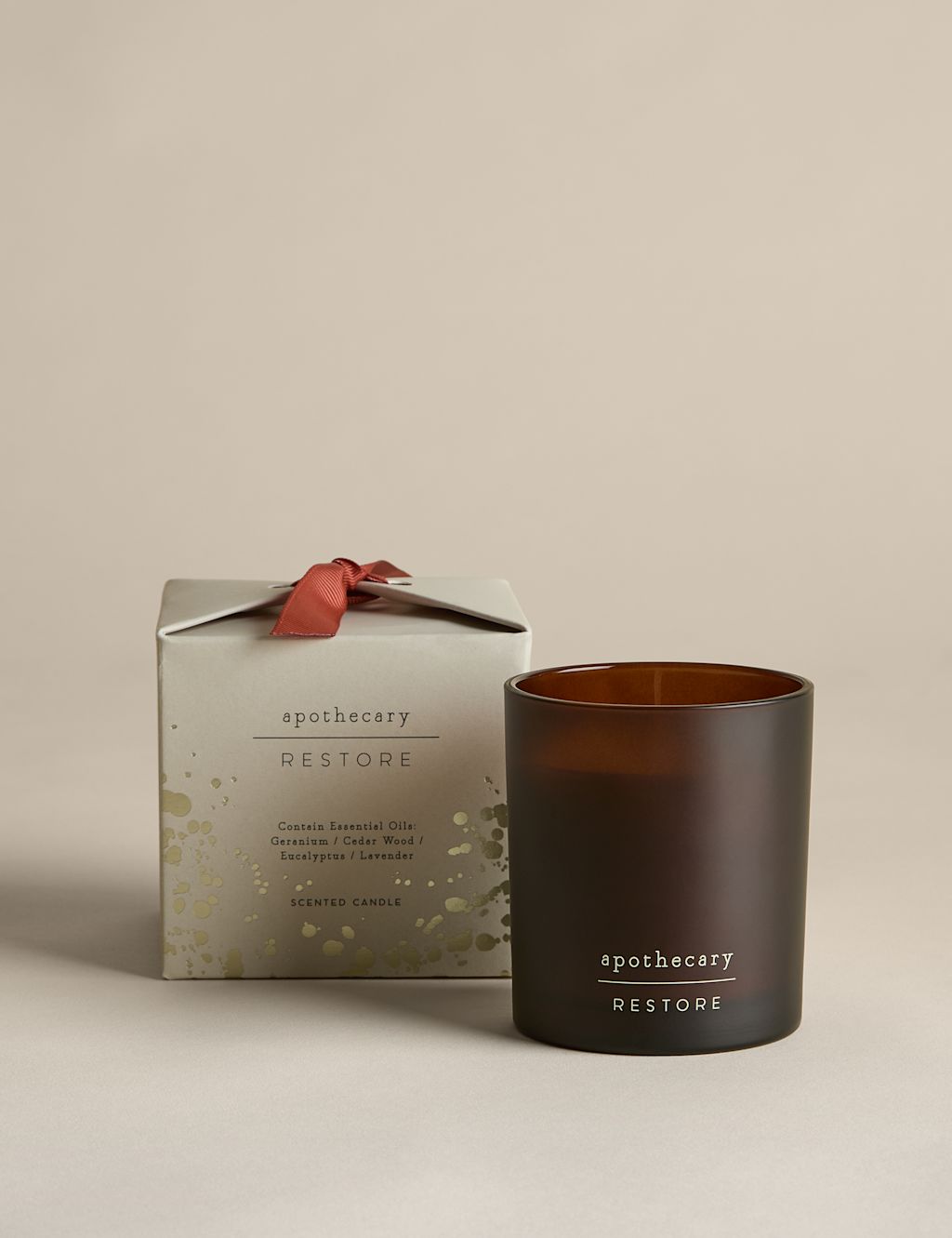 Apothecary Restore Scented Candle - 1SIZE - Amber, Amber