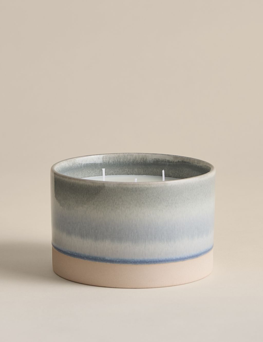 Scentiments Coastal Breeze 3 Wick Candle - Blue Mix, Blue Mix