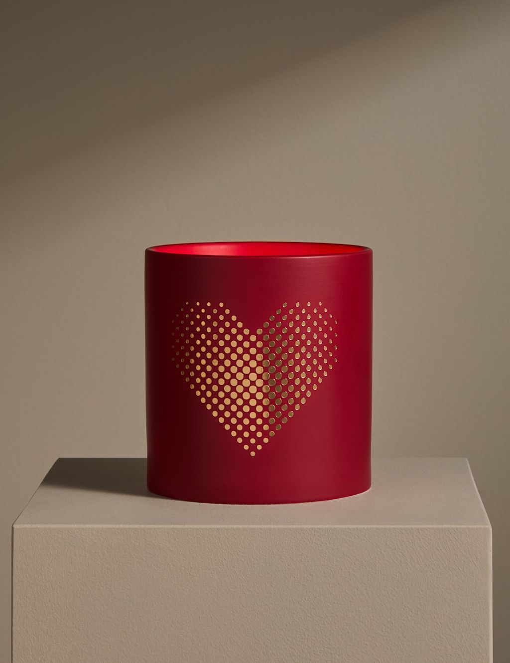M&S X Kelly Hoppen Love Decorative 3 Wick Candle - Red Mix, Red Mix