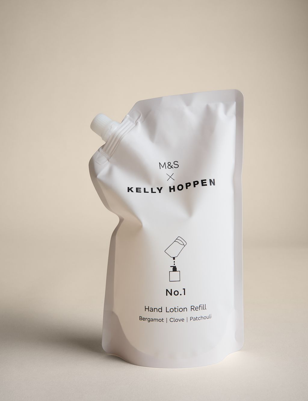 M&S X Kelly Hoppen No. 1 Fragrance Hand Lotion Refill 500ml - White Mix, White Mix