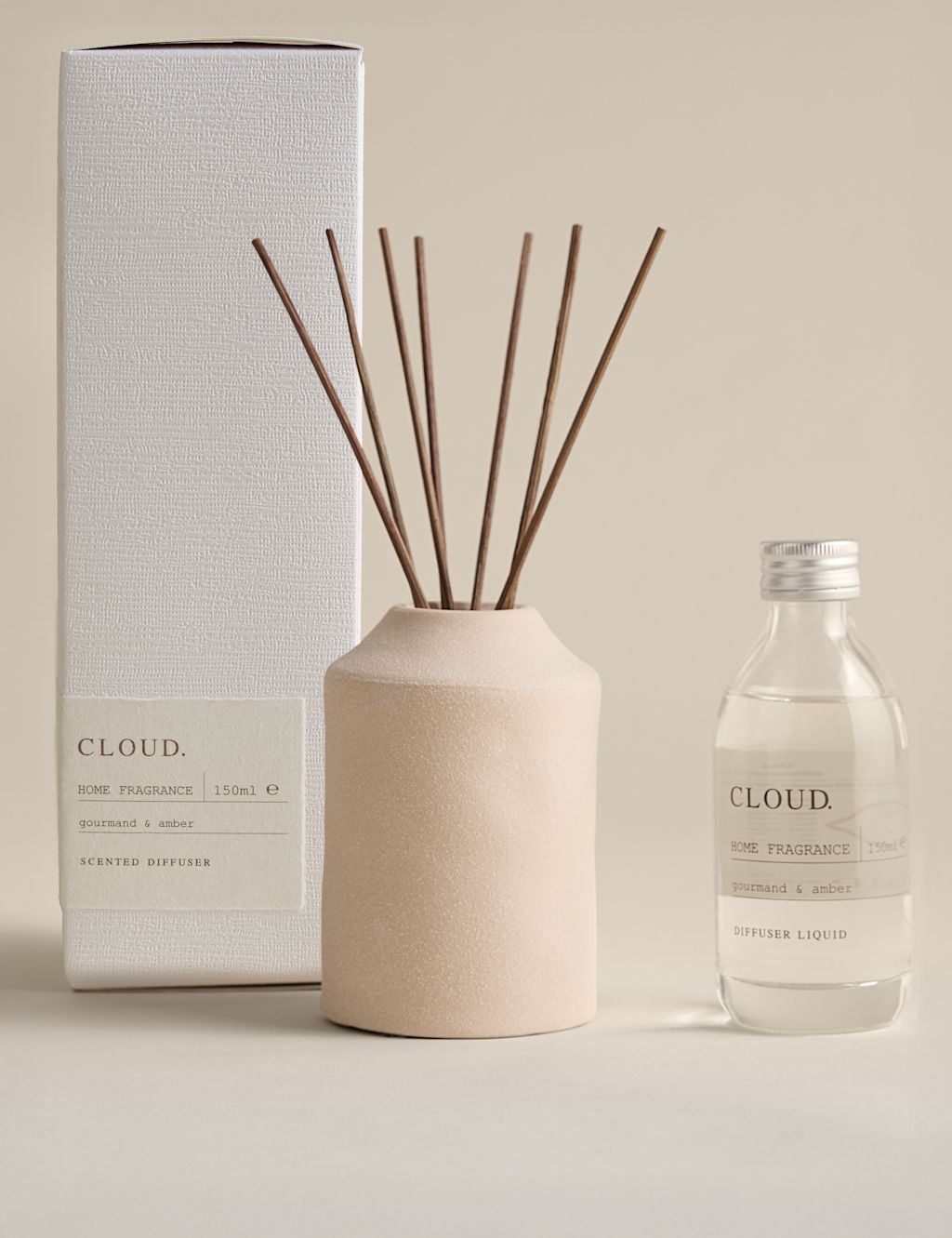 Teraire Cloud Ceramic 150ml Diffuser - Neutral, Neutral