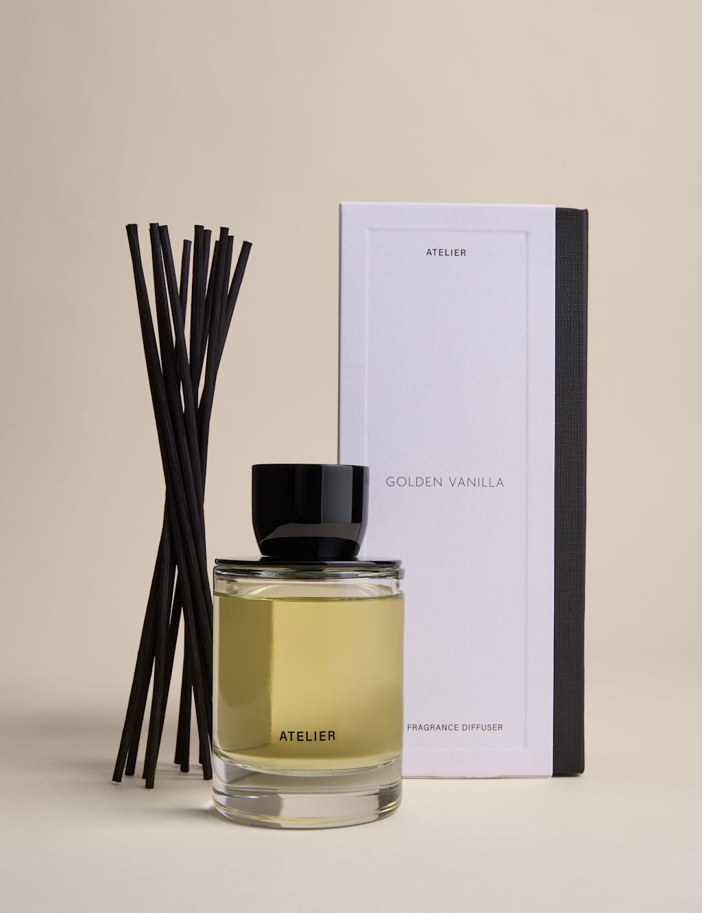 Atelier Golden Vanilla 200ml Diffuser - Black Mix, Black Mix