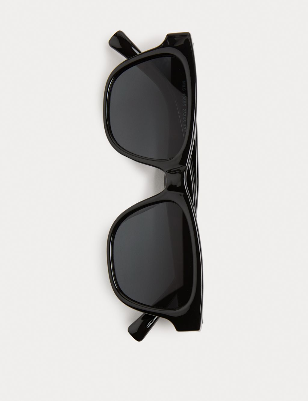 M&S Square Preppy Sunglasses - Black, Black