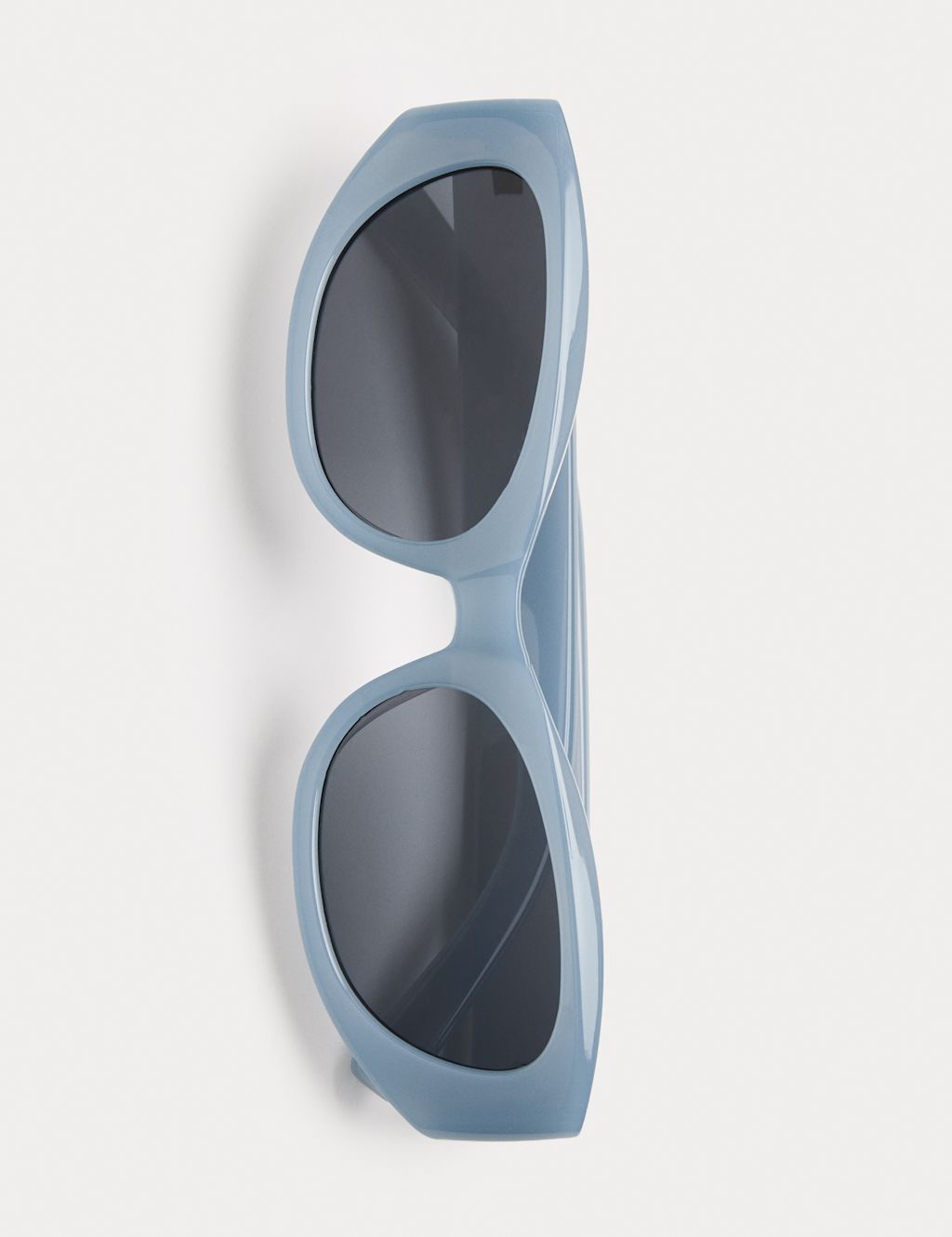 M&S Oval Cat Eye Sunglasses - Blue, Blue