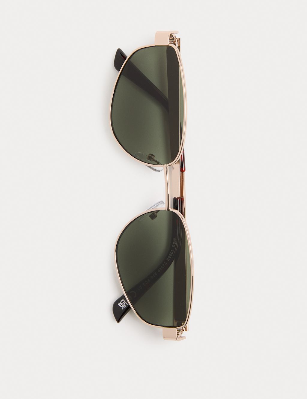 M&S Angular Metal Frame Sunglasses - Gold Mix, Gold Mix