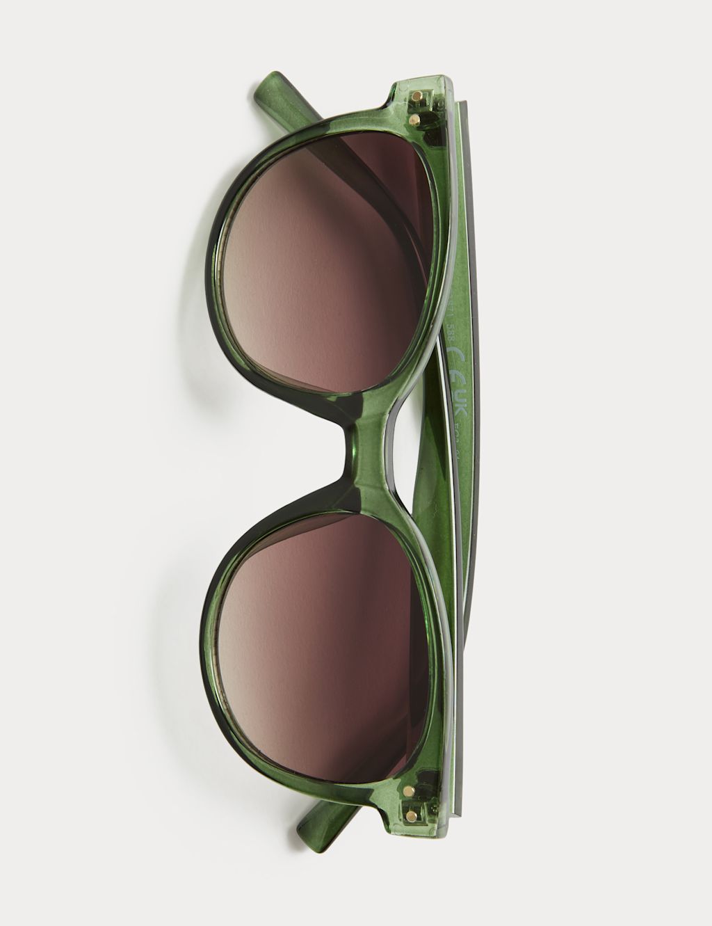 M&S Round Sunglasses - Green, Green