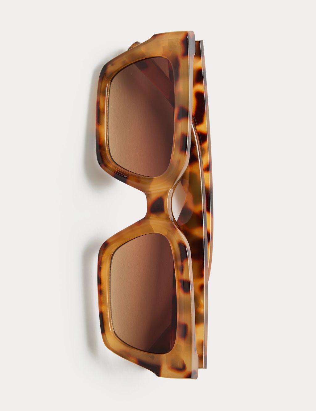 M&S Square Sunglasses - Brown Mix, Brown Mix