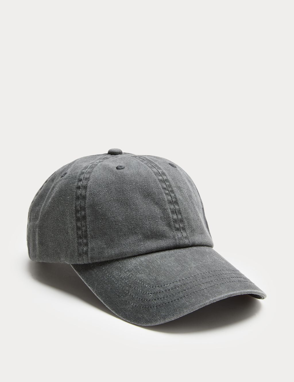 M&S Denim Baseball Cap - 1SIZE - Black, Black