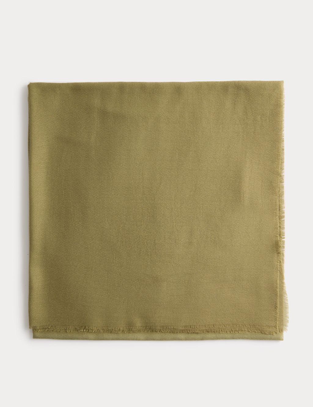M&S Plain Lightweight Scarf - Khaki, Khaki