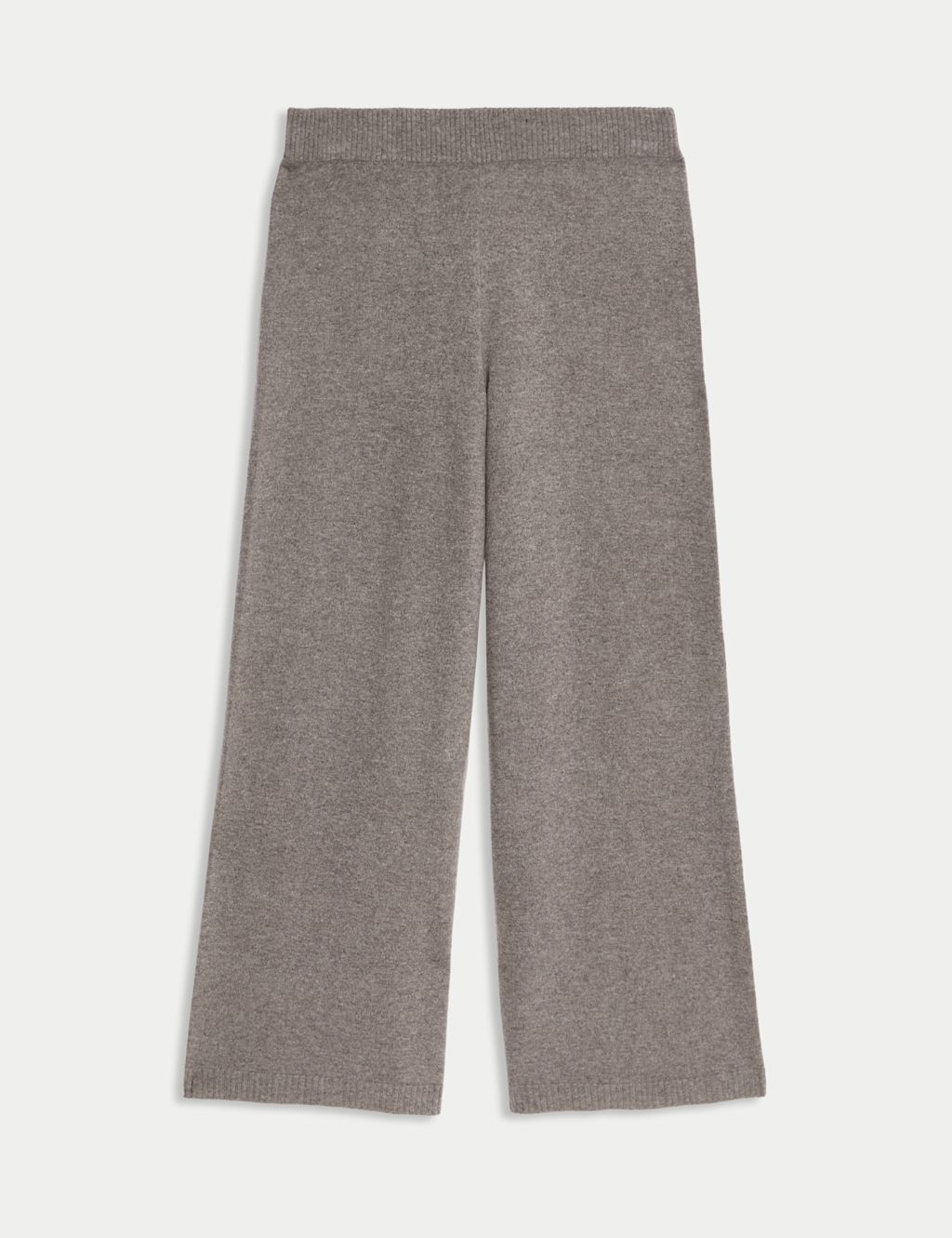 Autograph Pure Cashmere Wide Leg Trousers - Mole, Mole