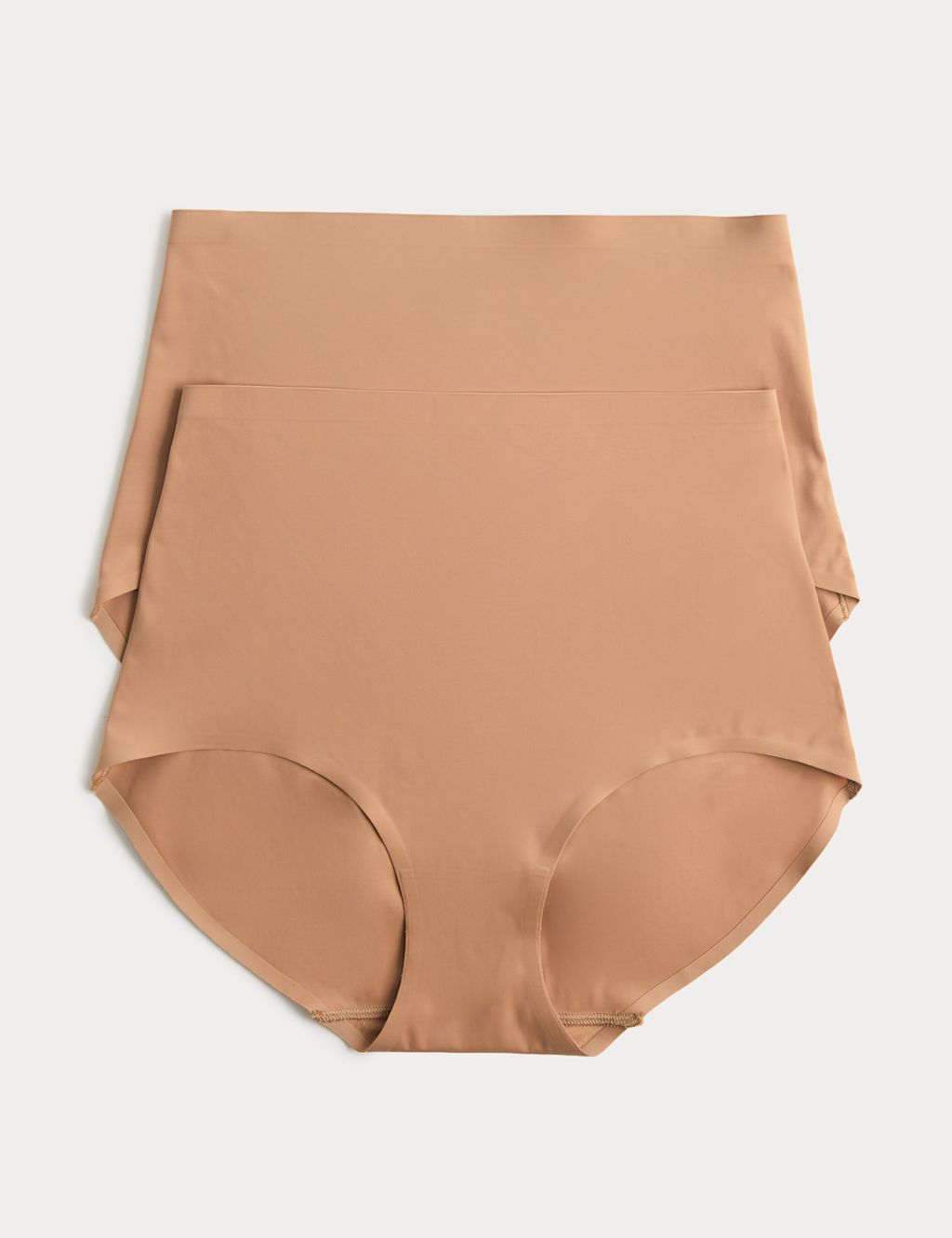 Body by M&S 2 Pack Body Invisibles&trade; No VPL Shaping Briefs - 12 - Sunstone, Sunstone