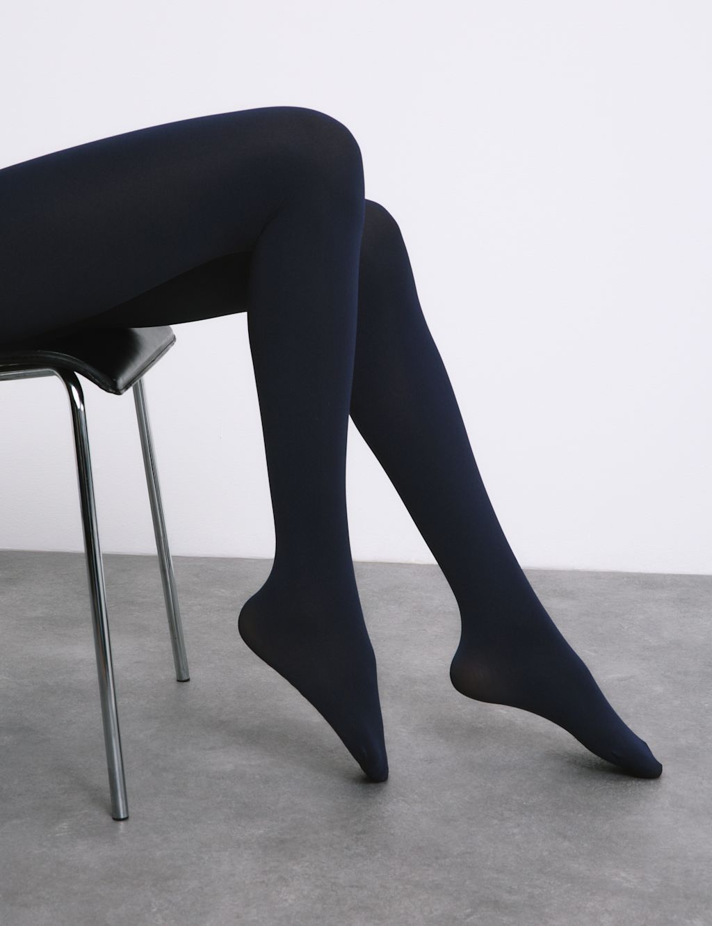 Autograph 60 Denier Velvet Touch Luxe Tights - Extra Large - Navy, Navy
