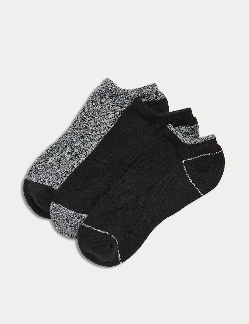 M&S 3pk Thermal Trainer Liners&trade; - 3-5 - Black, Black