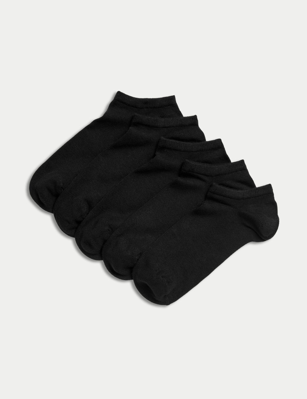 M&S 5pk Supersoft Trainer Liners&trade; - 3-5 - Black, Black