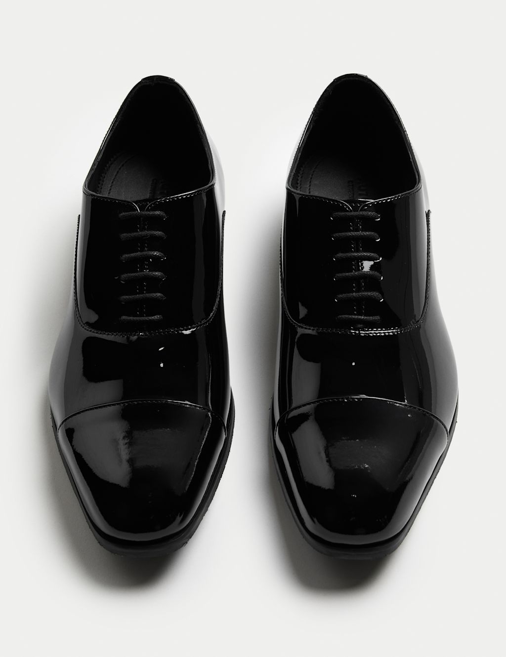 Autograph Leather Oxford Shoes - 9 - Black, Black