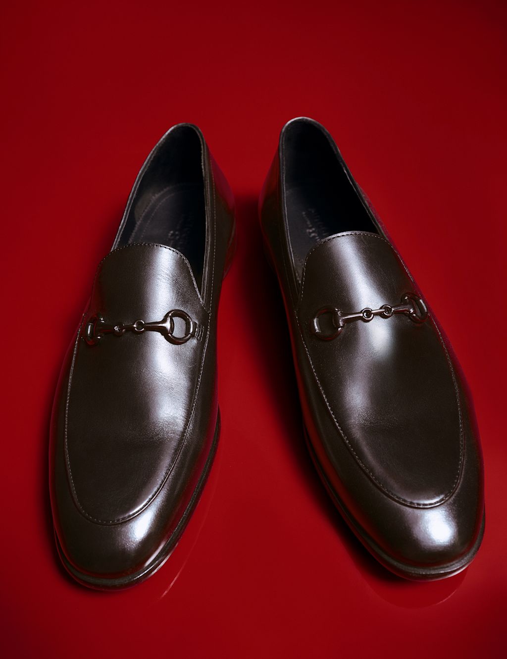 Autograph Leather Loafers - 10 - Dark Brown, Dark Brown