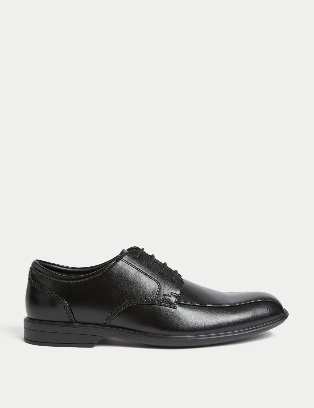 M&S Derby Shoes - 10 - Black, Black