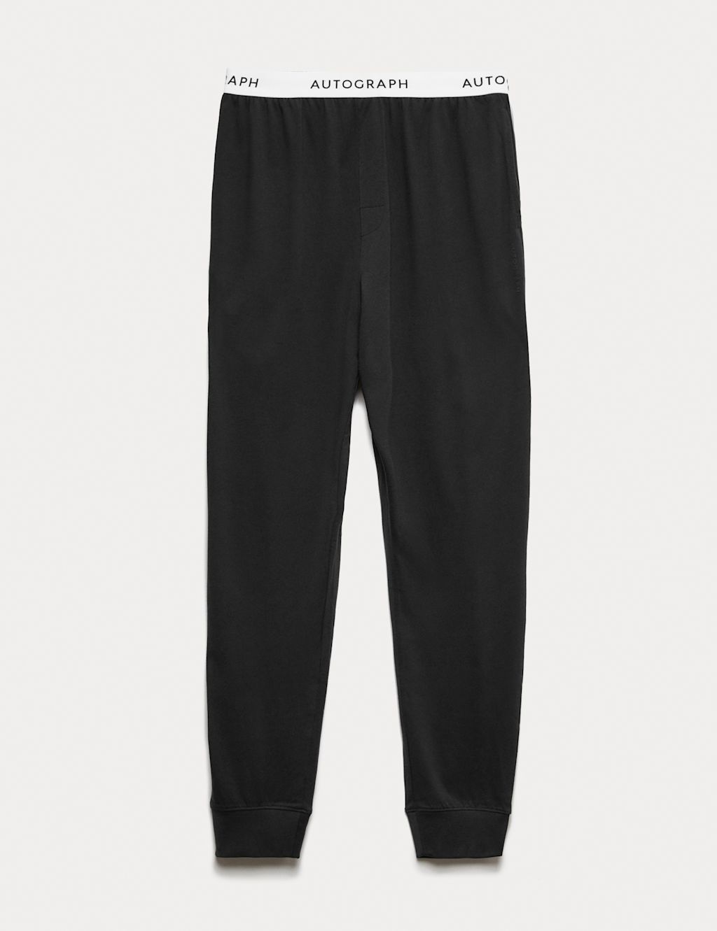 Autograph Supima Cotton Modal Elasticated Pyjama Joggers - Black, Black