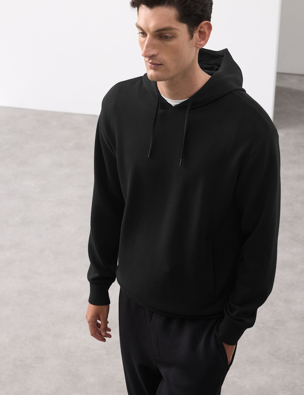 Autograph Modal Blend Stretch Hoodie - XXL - Black, Black