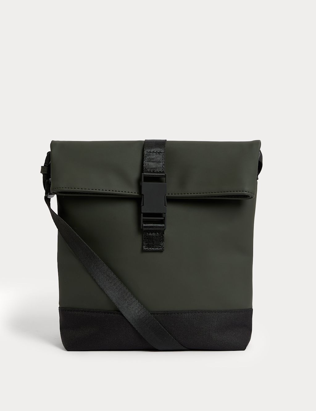 M&S Rubberised Stormwear™ Crossbody Bag - 1SIZE - Khaki, Khaki