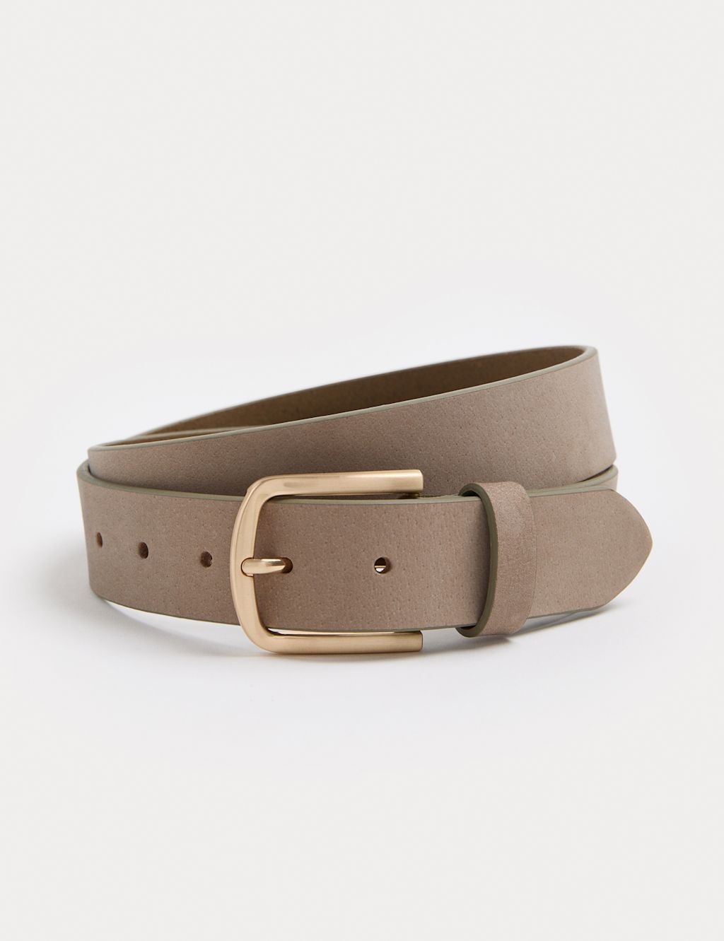 Autograph Nubuck Belt - 38-40 - Olive, Olive