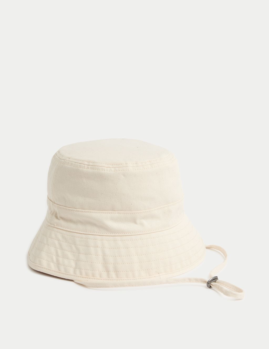 Autograph Pure Cotton Bucket Hat - L-XL - Ivory, Ivory