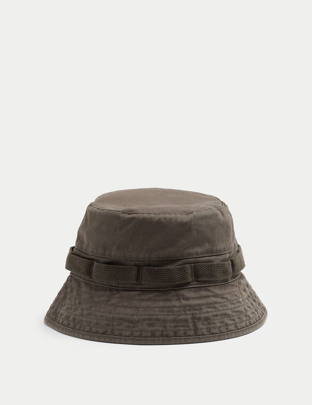 M&S Pure Cotton Boonie Hat - L - XL - Khaki, Khaki