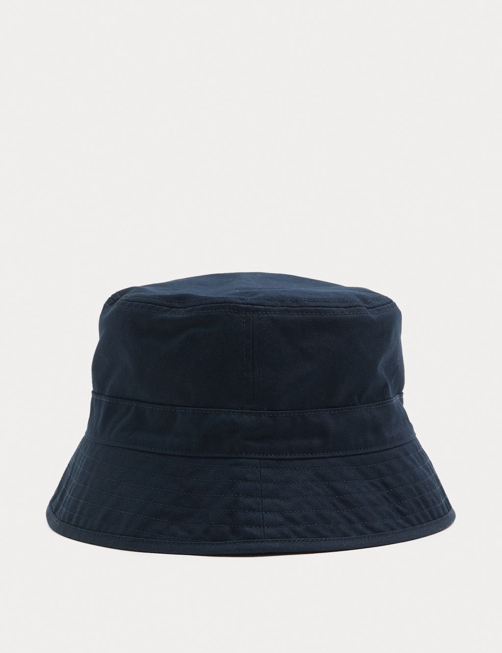 M&S Pure Cotton Twill Bucket Hat - Navy, Navy