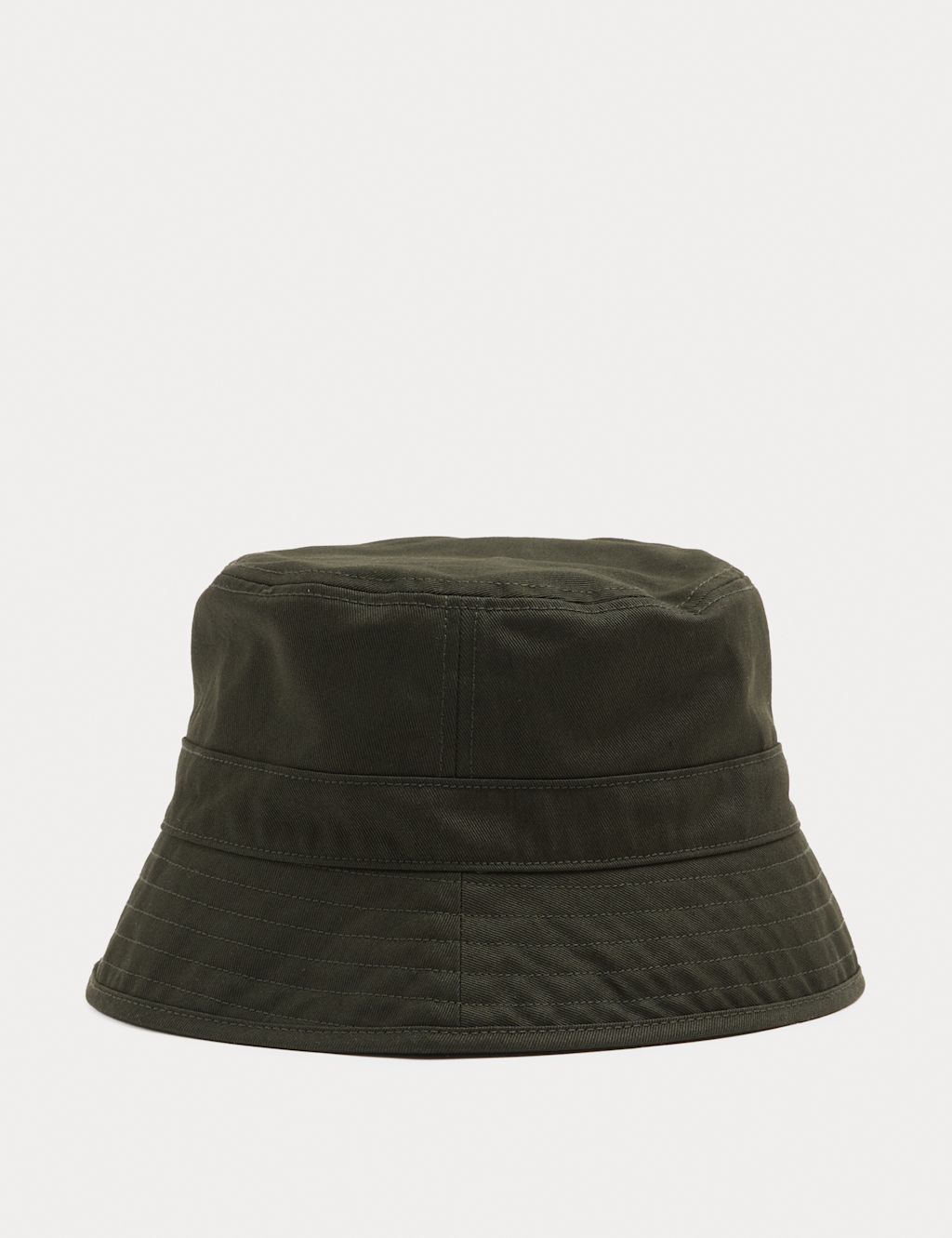 M&S Pure Cotton Twill Bucket Hat - Khaki, Khaki