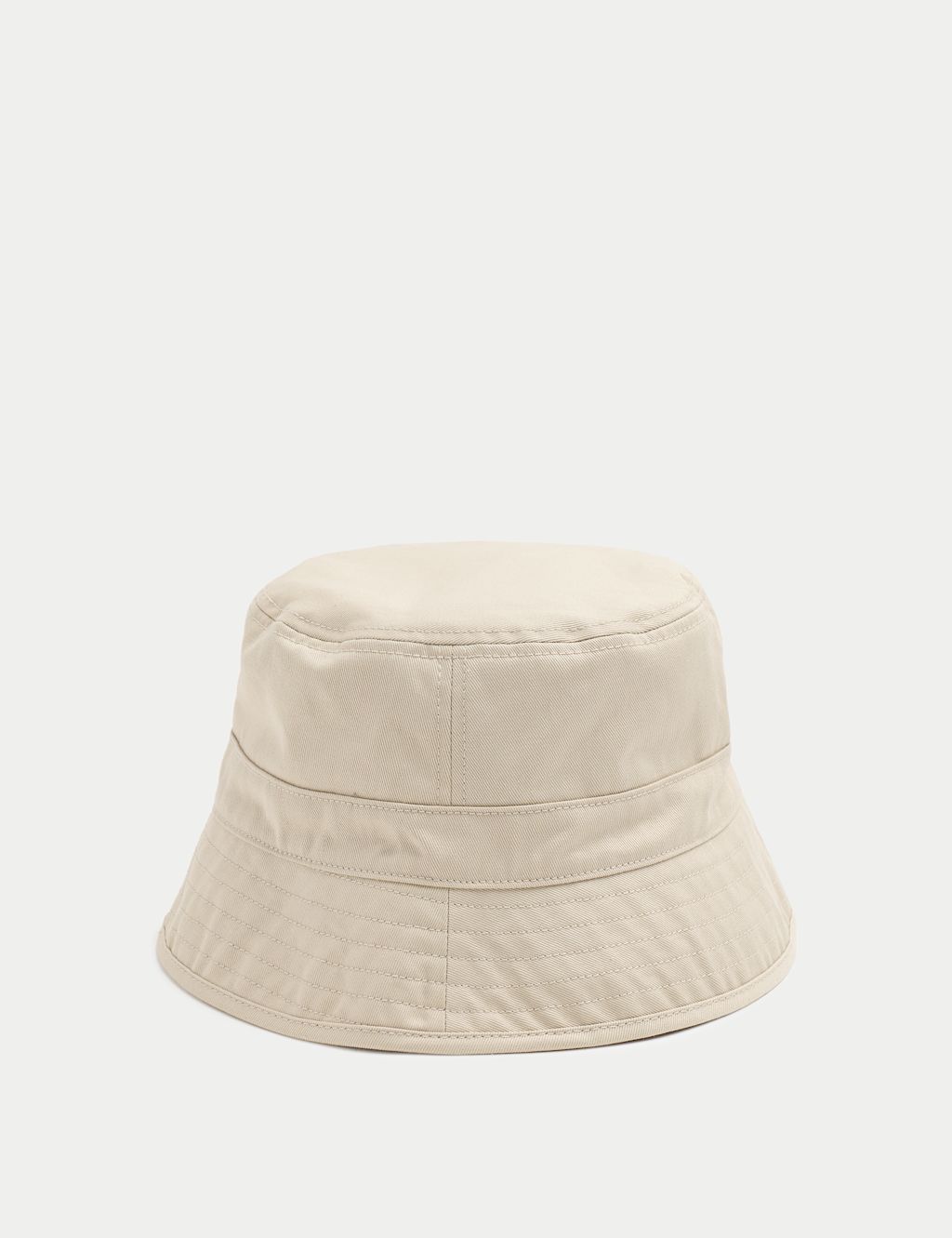 M&S Pure Cotton Twill Bucket Hat - Stone, Stone