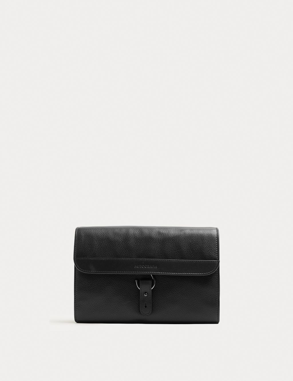 Autograph Leather Hanging Washbag - 1SIZE - Black, Black