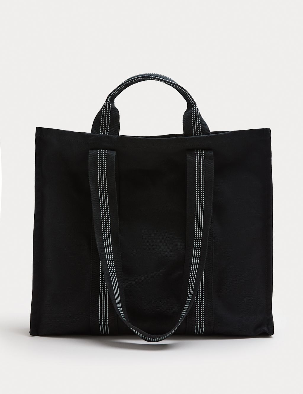 M&S Canvas Tote Bag - Navy Mix, Navy Mix