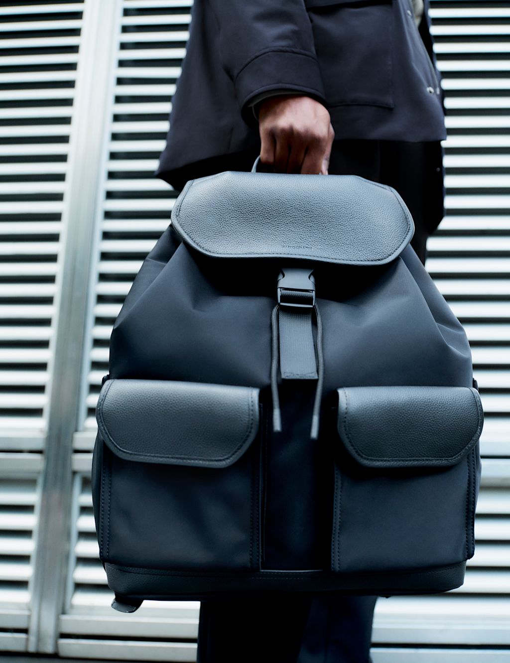 Autograph Adjustable Backpack - Black, Black