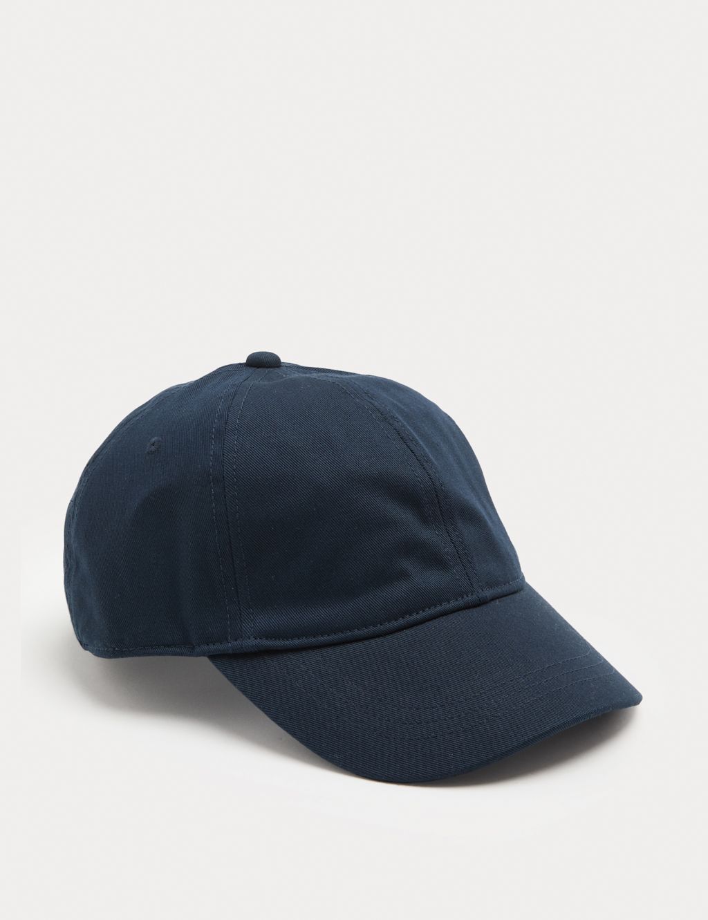 M&S Pure Cotton Baseball Cap - Navy, Navy