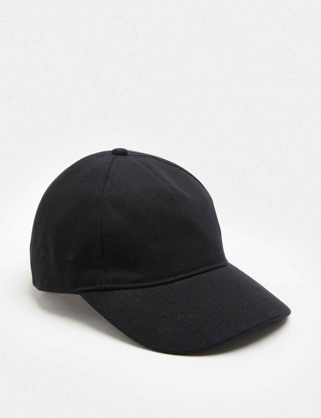 Autograph Pure Cotton Baseball Cap - Black, Black