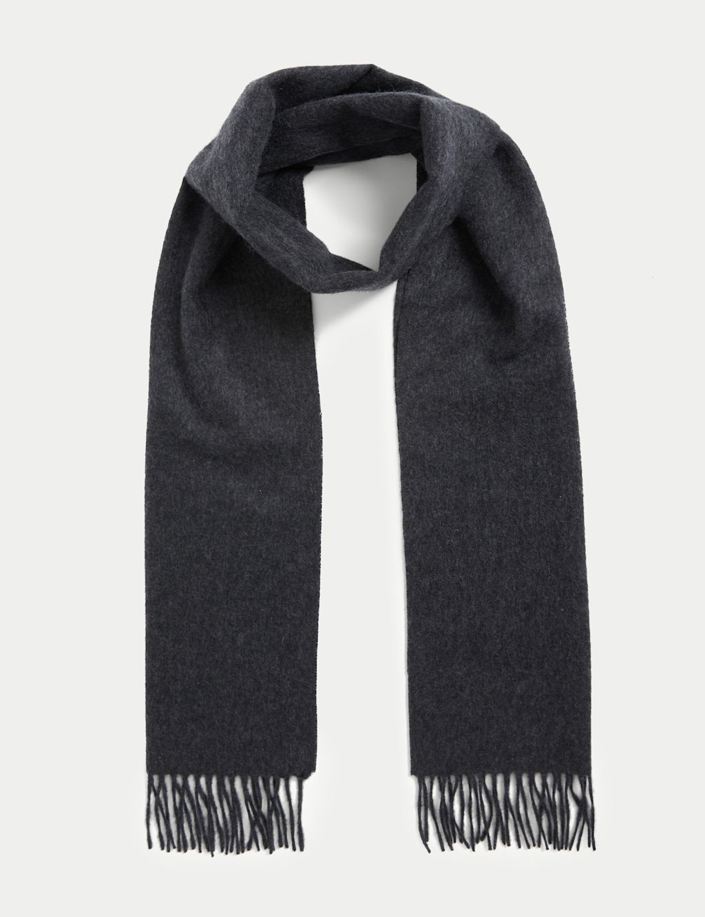 Autograph Pure Cashmere Scarf - 1SIZE - Charcoal Mix, Charcoal Mix