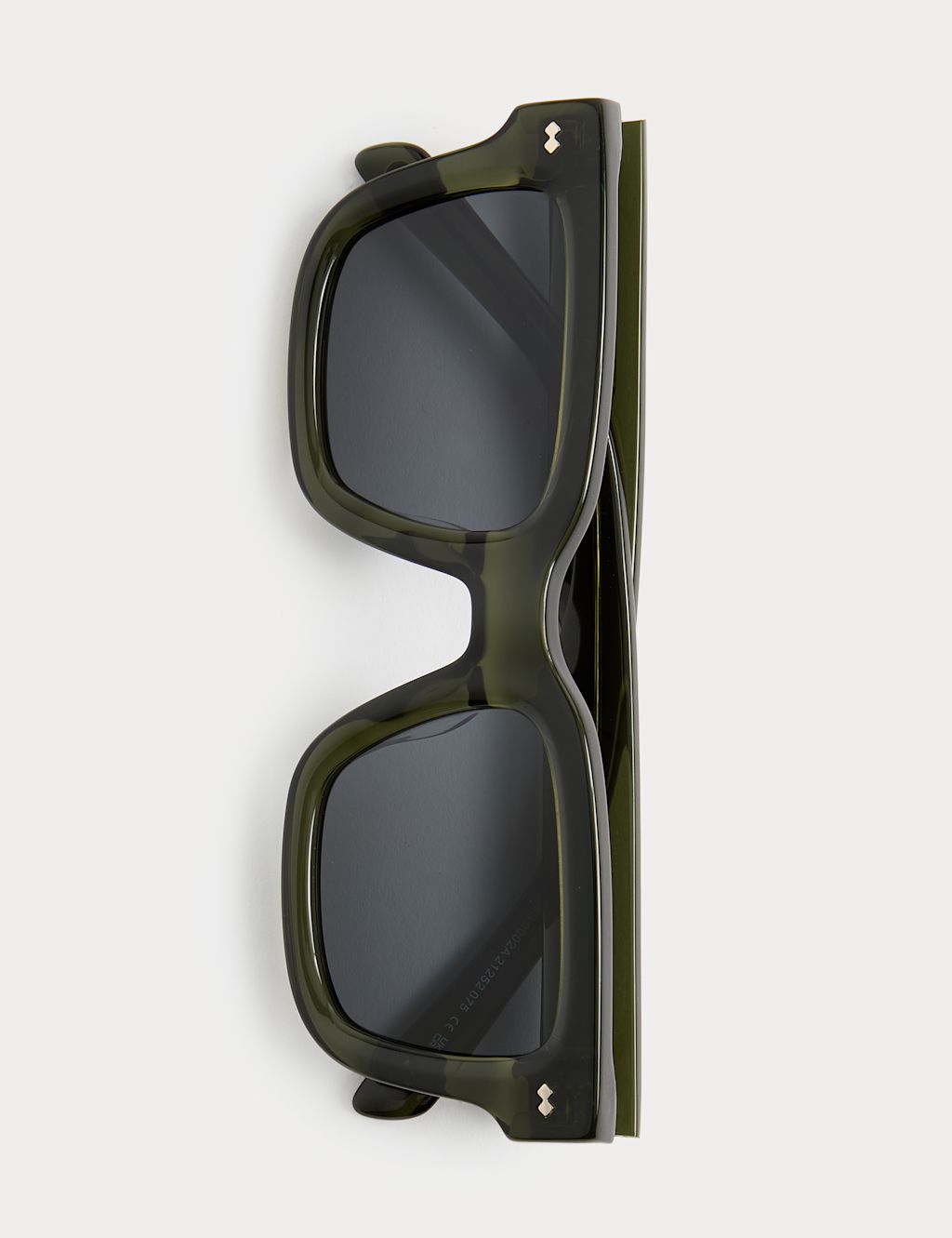 Autograph Chunky Polarised Sunglasses - Olive, Olive