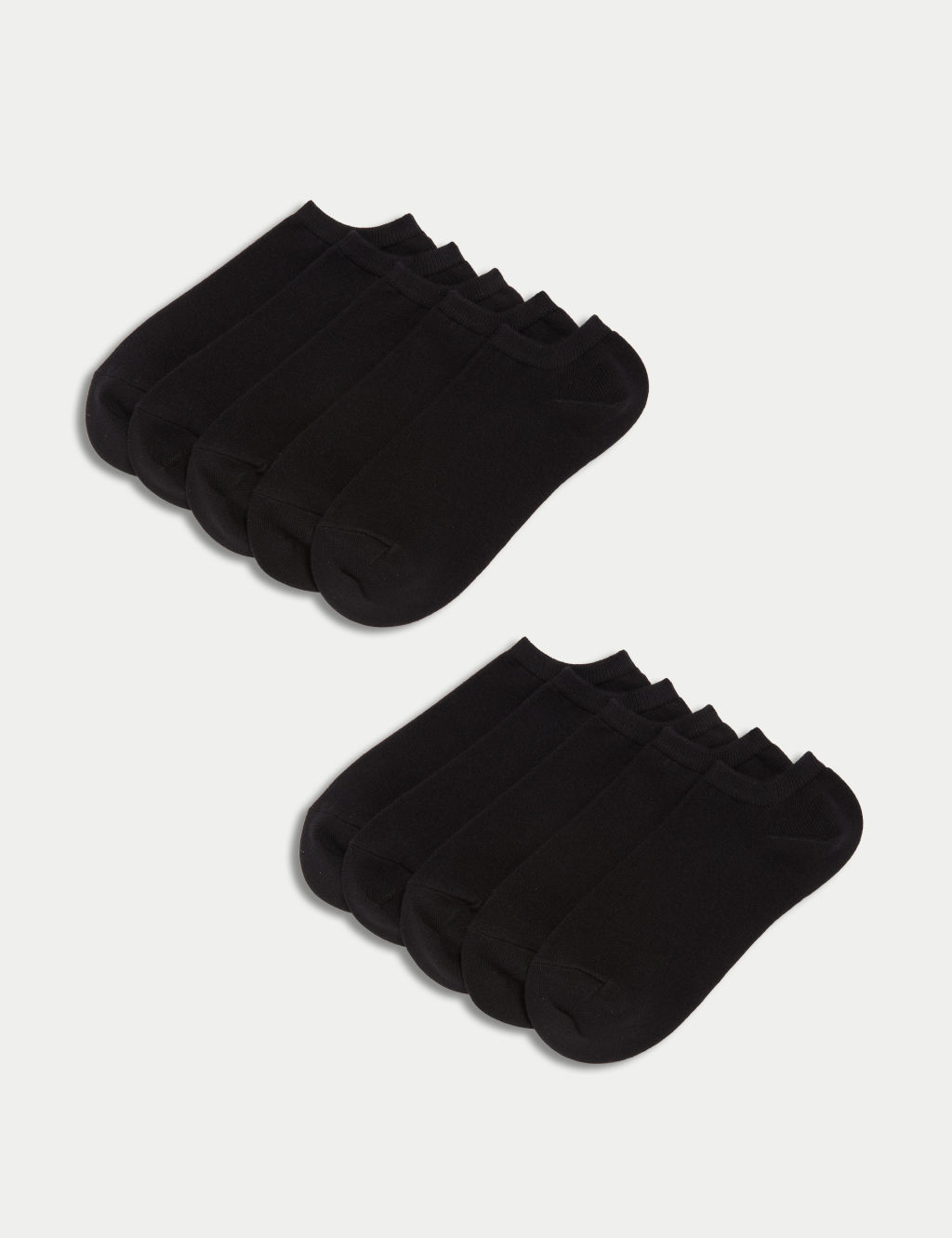 M&S 10 Pack Cool & Fresh&trade; Trainer Liners&trade; - 12&frac12;-14&frac12; - Black, Black
