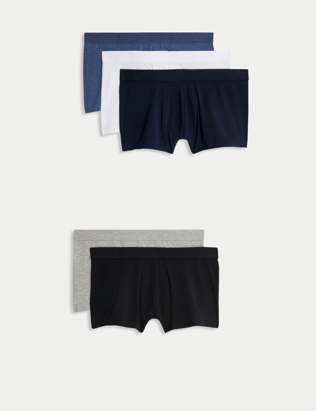 M&S 5pk Cool & Fresh™ Cotton Rich Hipsters - Multi, Multi