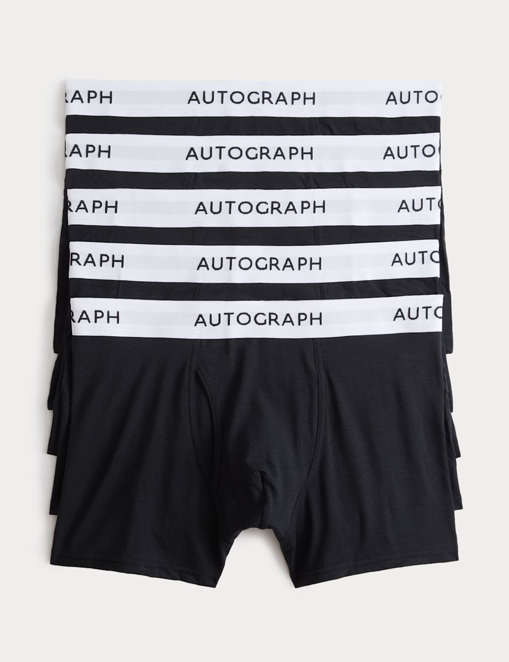 Autograph 5 Pack Supima Cotton Modal Trunks - 2XL - Black Mix, Black Mix