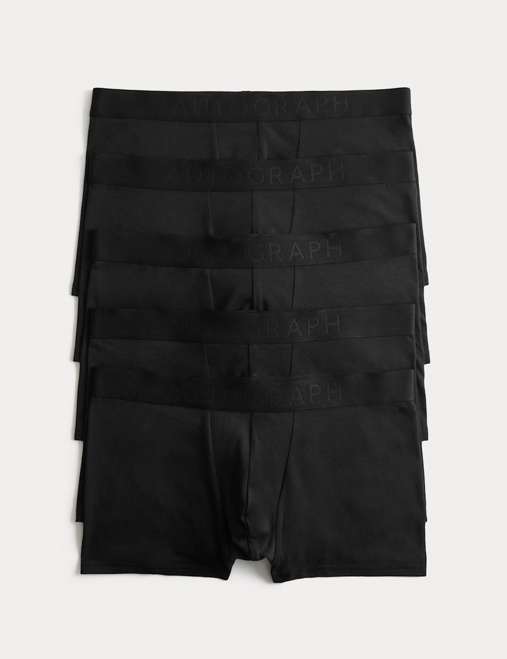 Autograph 5 Pack Supima Supersoft Hipsters - 2XL - Black, Black